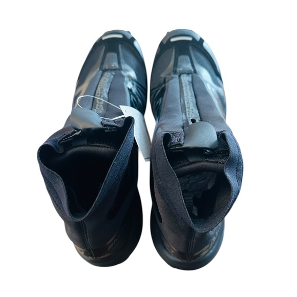 Salomon Snowcross Advanced Boots Shoes Black Magnet Mens US 10 UK 9.5 NIB RARE - Picture 3 of 11